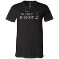 The Slurp Bishop Unisex Premium V-Neck Tee - Black / S