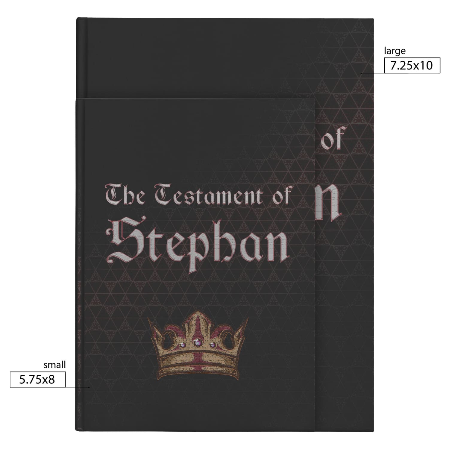 The Testament of Stephan Hardcover Journal - Small - Office