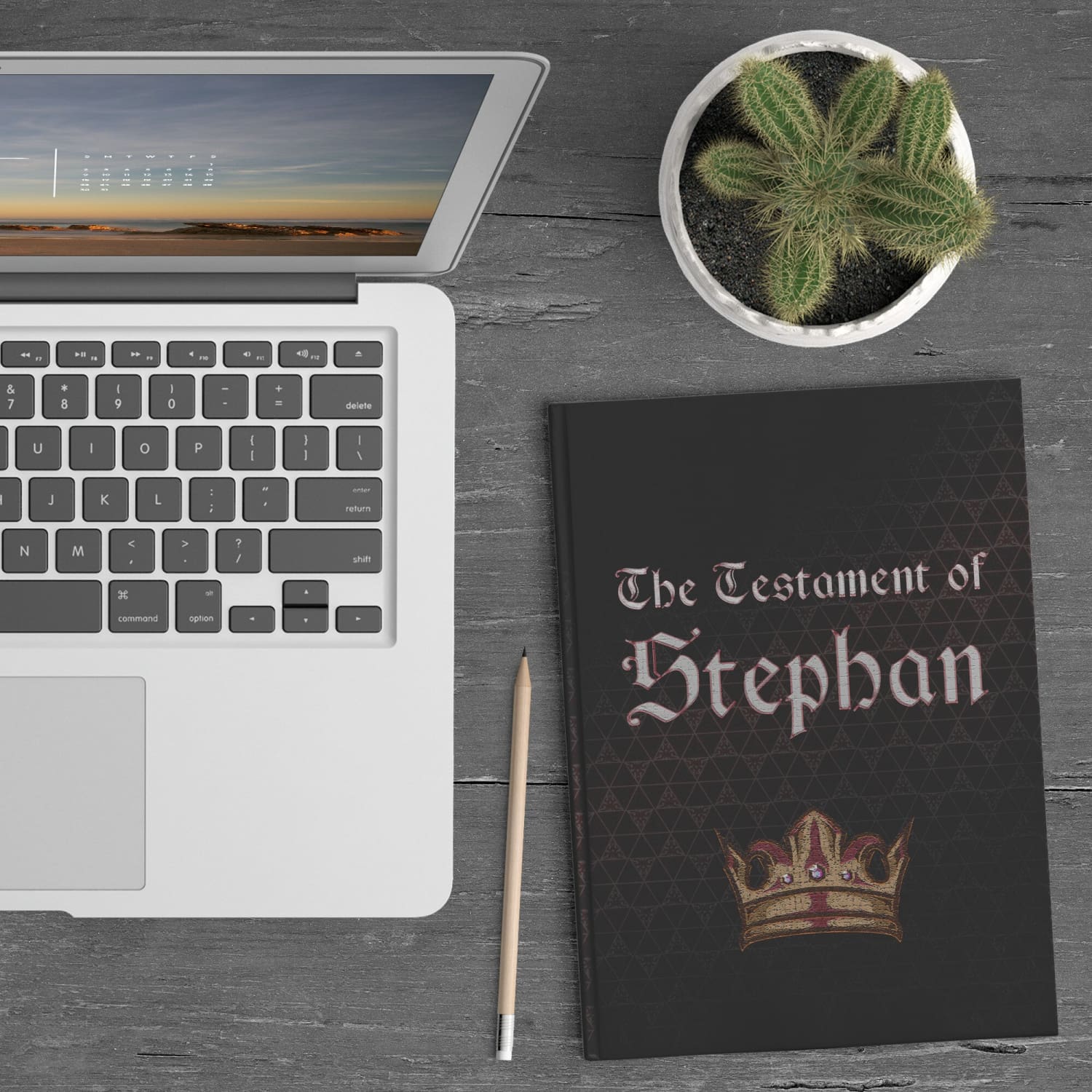 The Testament of Stephan Hardcover Journal - Office