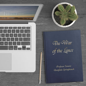 The War of the Lance by Isonove Gold Hardcover Journal - Office