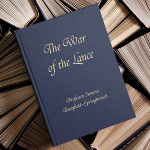 The War of the Lance by Isonove Gold Hardcover Journal - Office