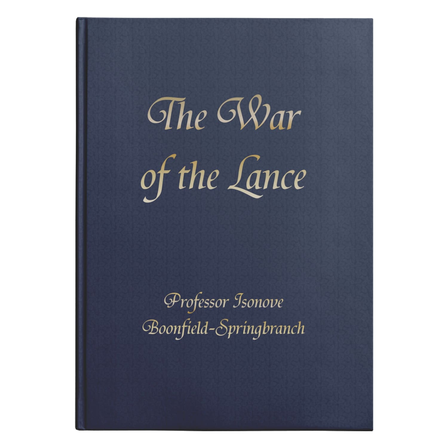 The War of the Lance by Isonove Gold Hardcover Journal - Office