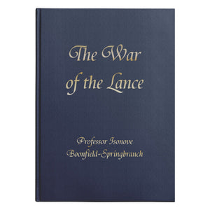 The War of the Lance by Isonove Gold Hardcover Journal - Office