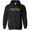 Themme Fatale Vintage Unisex Pullover Hoodie - Black / S