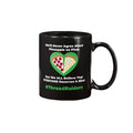 ThreadRaiders Pizza My Heart 15oz Coffee Mug - Black / 15OZ - Mugs