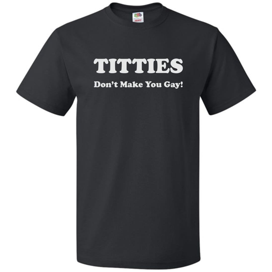Titties Don’t Make You Gay Unisex Classic Tee - Black / S