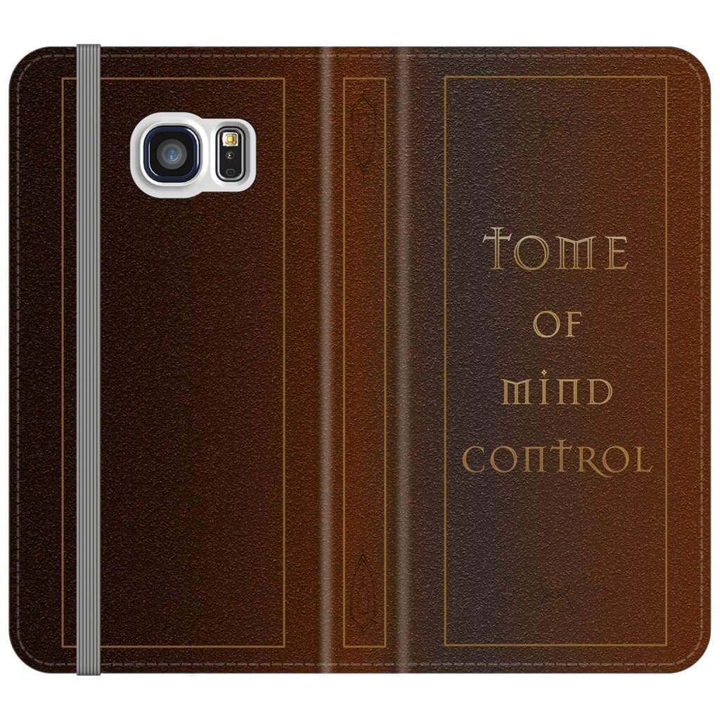 Tome Of Mind Control Folio Phone Case - Samsung Galaxy S6 Edge