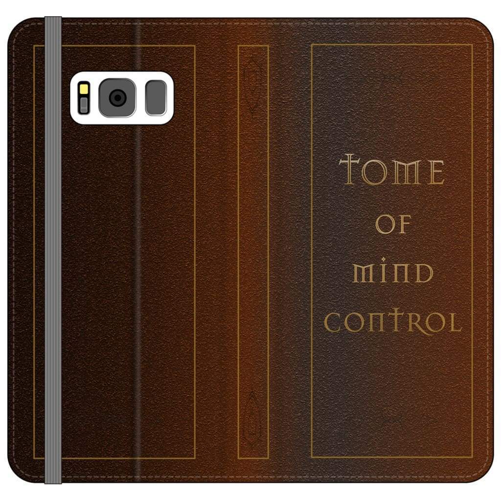 Tome Of Mind Control Folio Phone Case - Samsung Galaxy S8 Plus