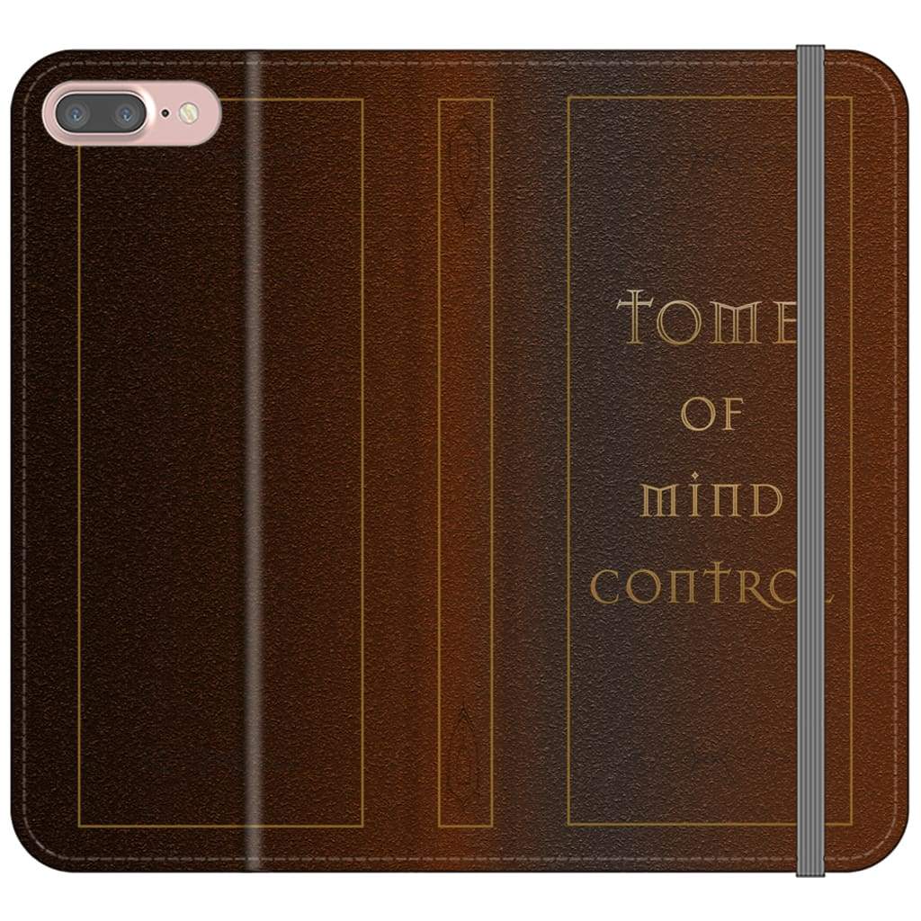 Tome Of Mind Control Folio Phone Case - iPhone 8 Plus