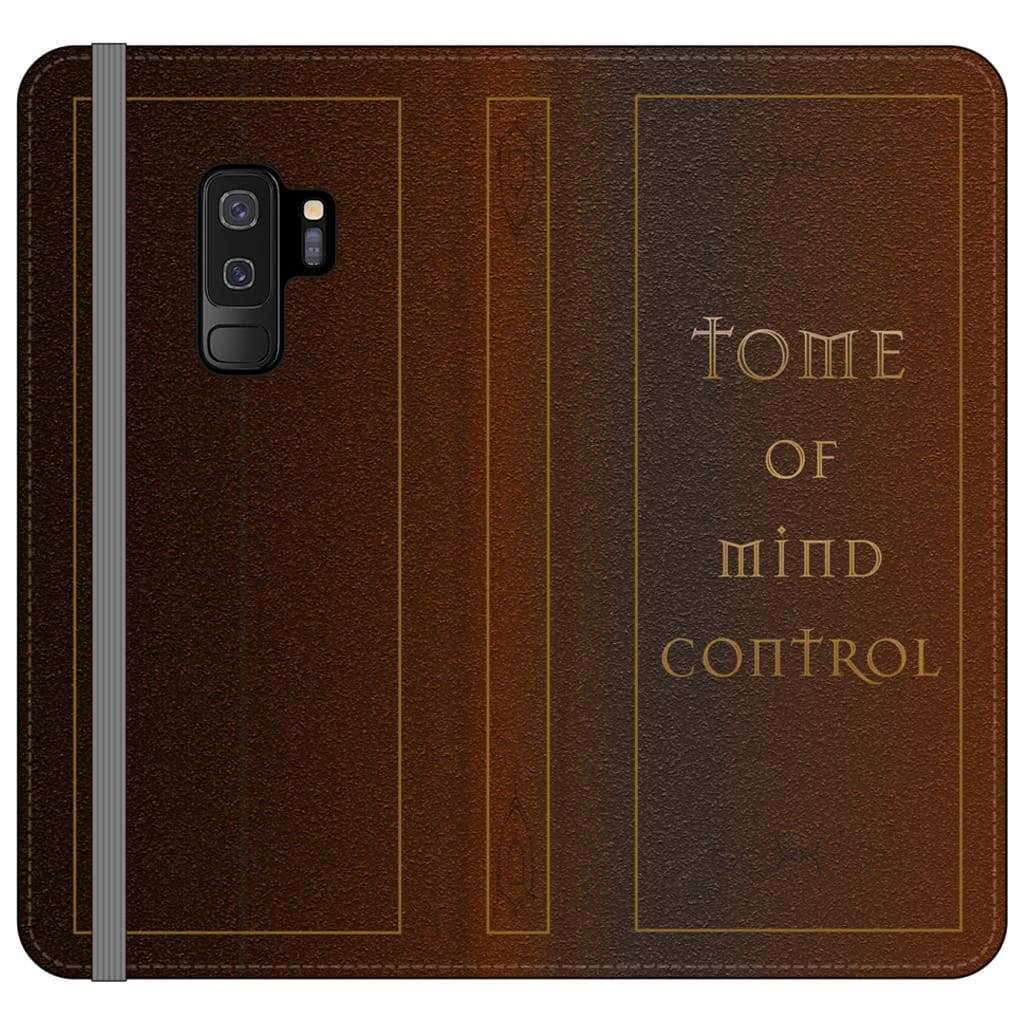 Tome Of Mind Control Folio Phone Case - Samsung Galaxy S9 Plus