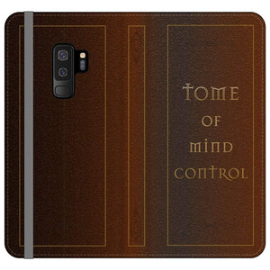 Tome Of Mind Control Folio Phone Case - Samsung Galaxy S9 Plus