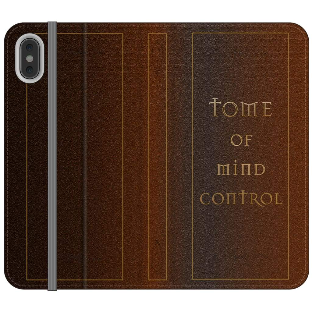 Tome Of Mind Control Folio Phone Case - iPhone XS Max