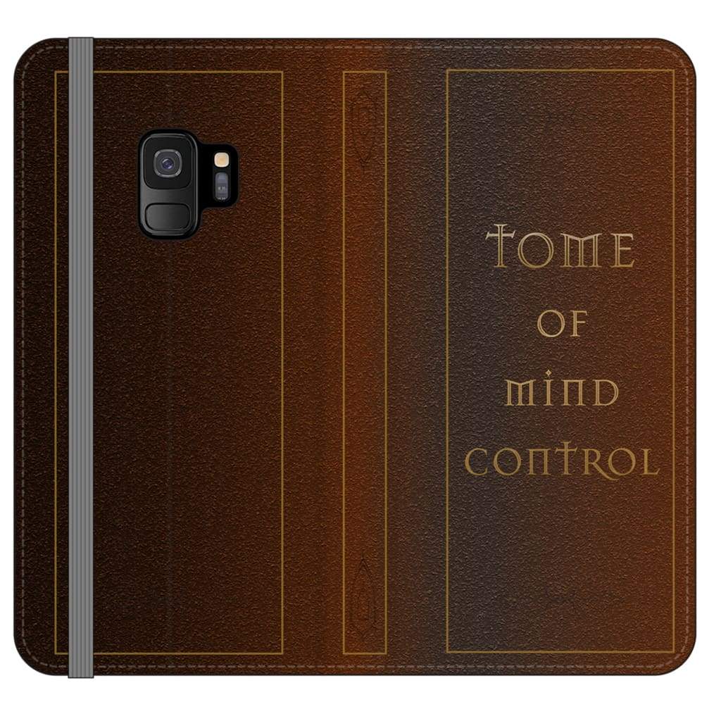 Tome Of Mind Control Folio Phone Case - Samsung Galaxy S9