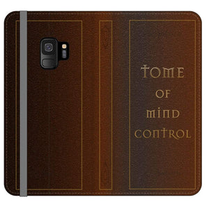 Tome Of Mind Control Folio Phone Case - Samsung Galaxy S9