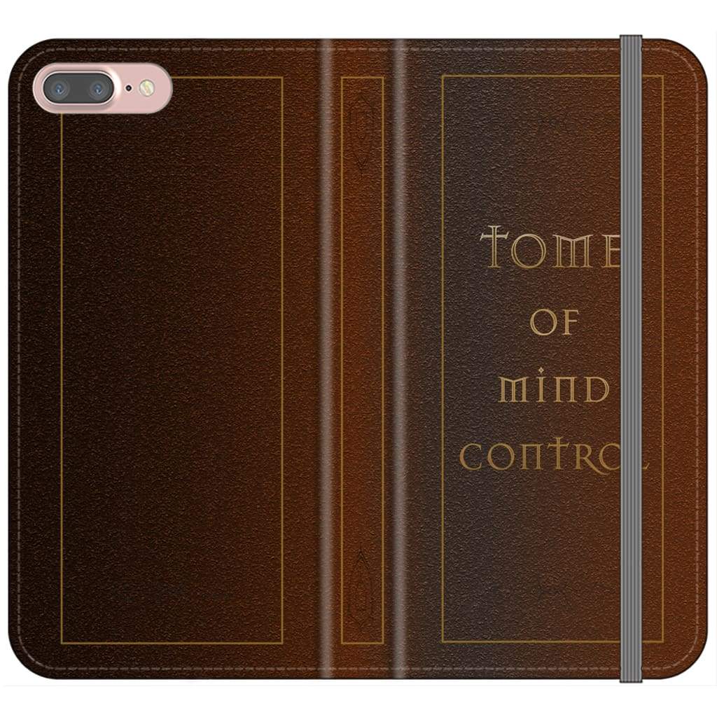 Tome Of Mind Control Folio Phone Case - iPhone 7 Plus