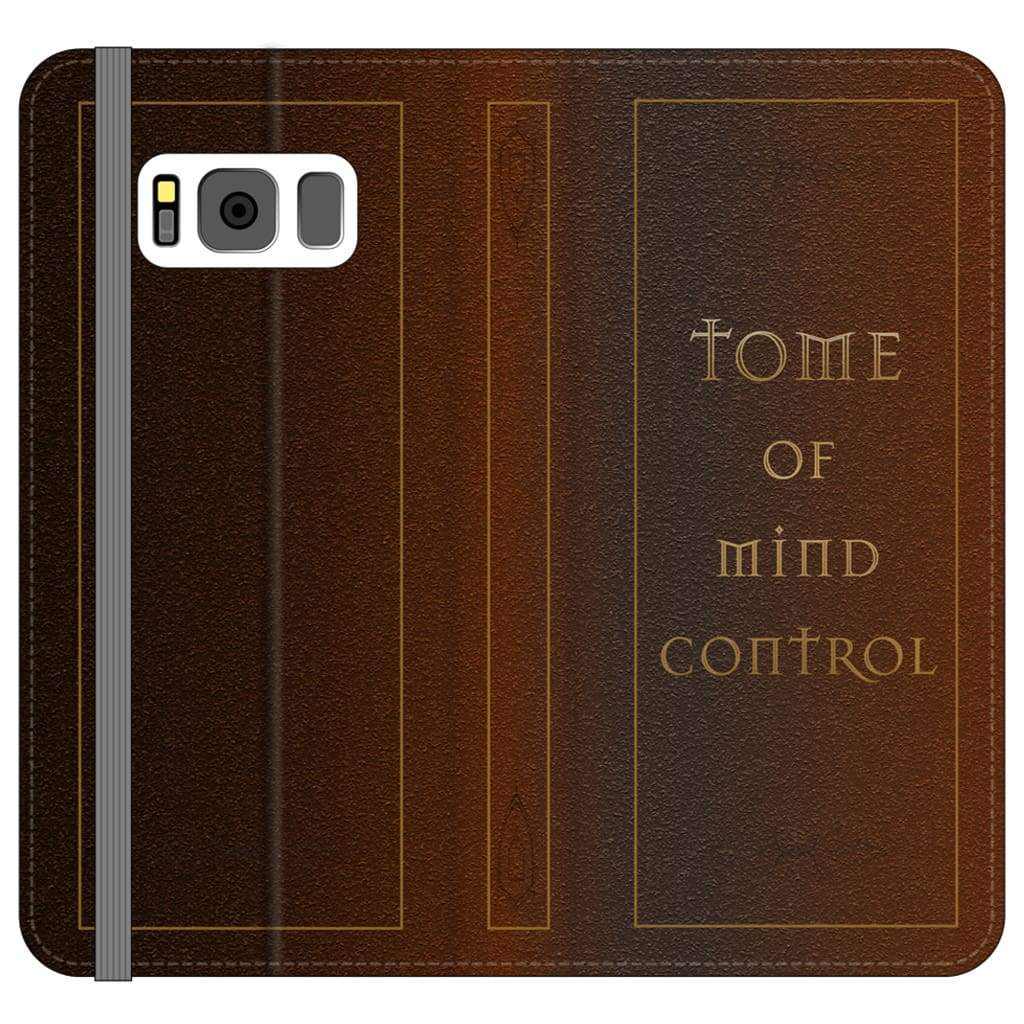 Tome Of Mind Control Folio Phone Case - Samsung Galaxy S8
