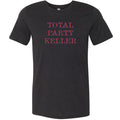 Total Party Keller Unisex Premium Tee - Black Heather / XS