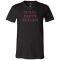 Total Party Keller Unisex Premium V-Neck Tee - Black / S