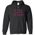 Total Party Keller Unisex Zip Hoodie - Black / S