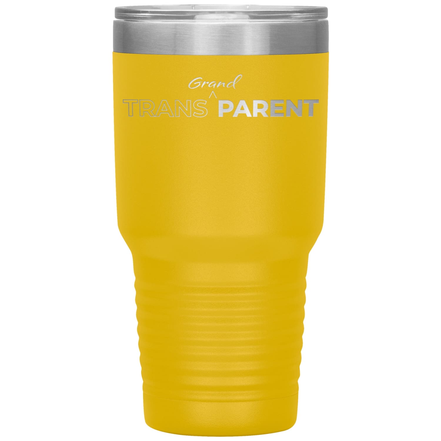 Trans Grand Parent 30oz Vacuum Tumbler - Yellow - Tumblers