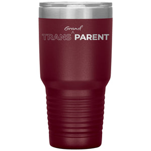 Trans Grand Parent 30oz Vacuum Tumbler - Maroon - Tumblers