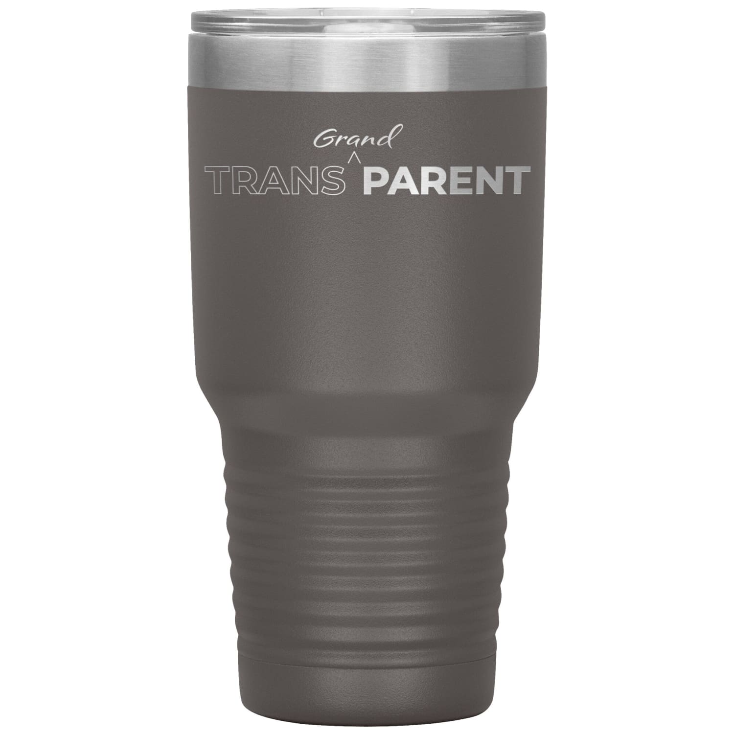 Trans Grand Parent 30oz Vacuum Tumbler - Pewter - Tumblers