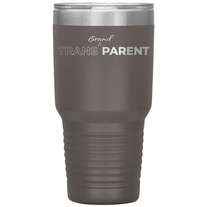 Trans Grand Parent 30oz Vacuum Tumbler - Pewter - Tumblers