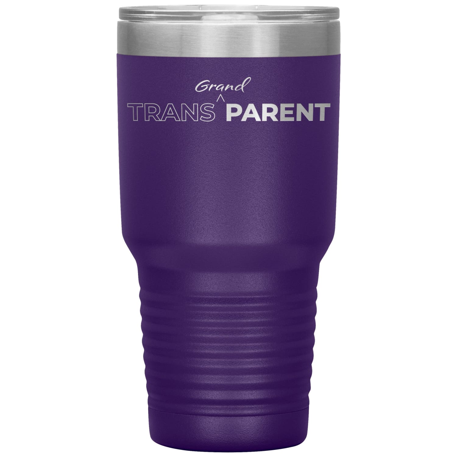 Trans Grand Parent 30oz Vacuum Tumbler - Purple - Tumblers