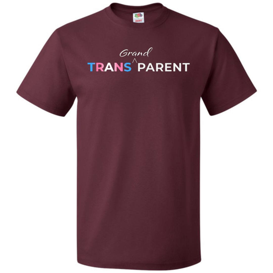 Trans Grand Parent Unisex Classic Tee - Maroon / S