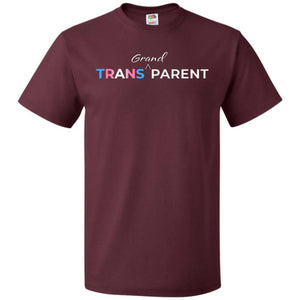 Trans Grand Parent Unisex Classic Tee - Maroon / S
