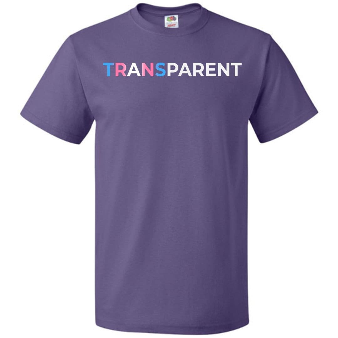 TransPARENT Unisex Classic Tee - Purple / S