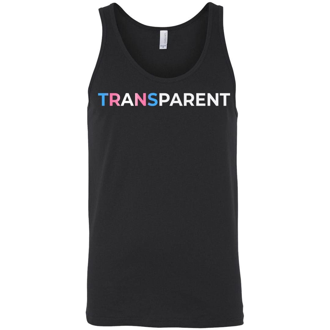 TransPARENT Unisex Premium Tank - Black / S