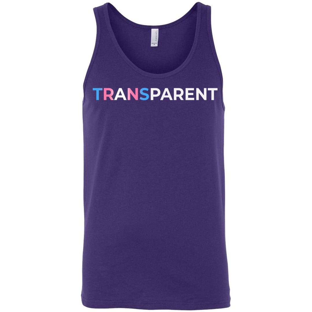 TransPARENT Unisex Premium Tank - Team Purple / S
