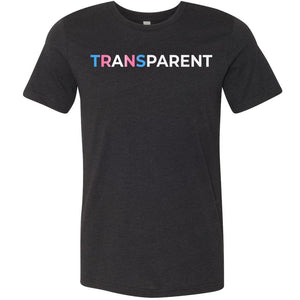 TransPARENT Unisex Premium Tee - Black Heather / XS