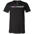 TransPARENT Unisex Premium V-Neck Tee - Black / S