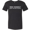 Trek Yourself Unisex Premium Tee - Black Heather / XS