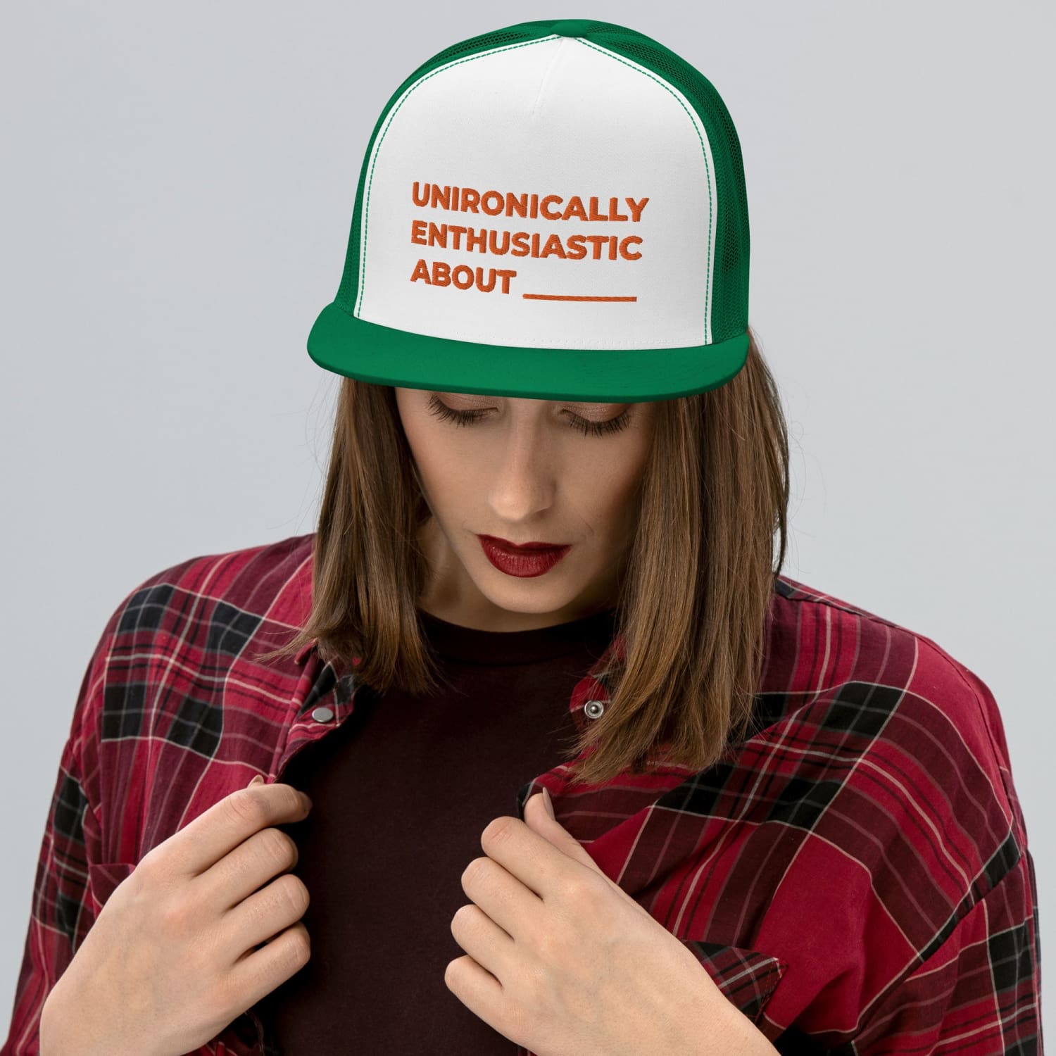 Unironically and stuff Trucker Hat