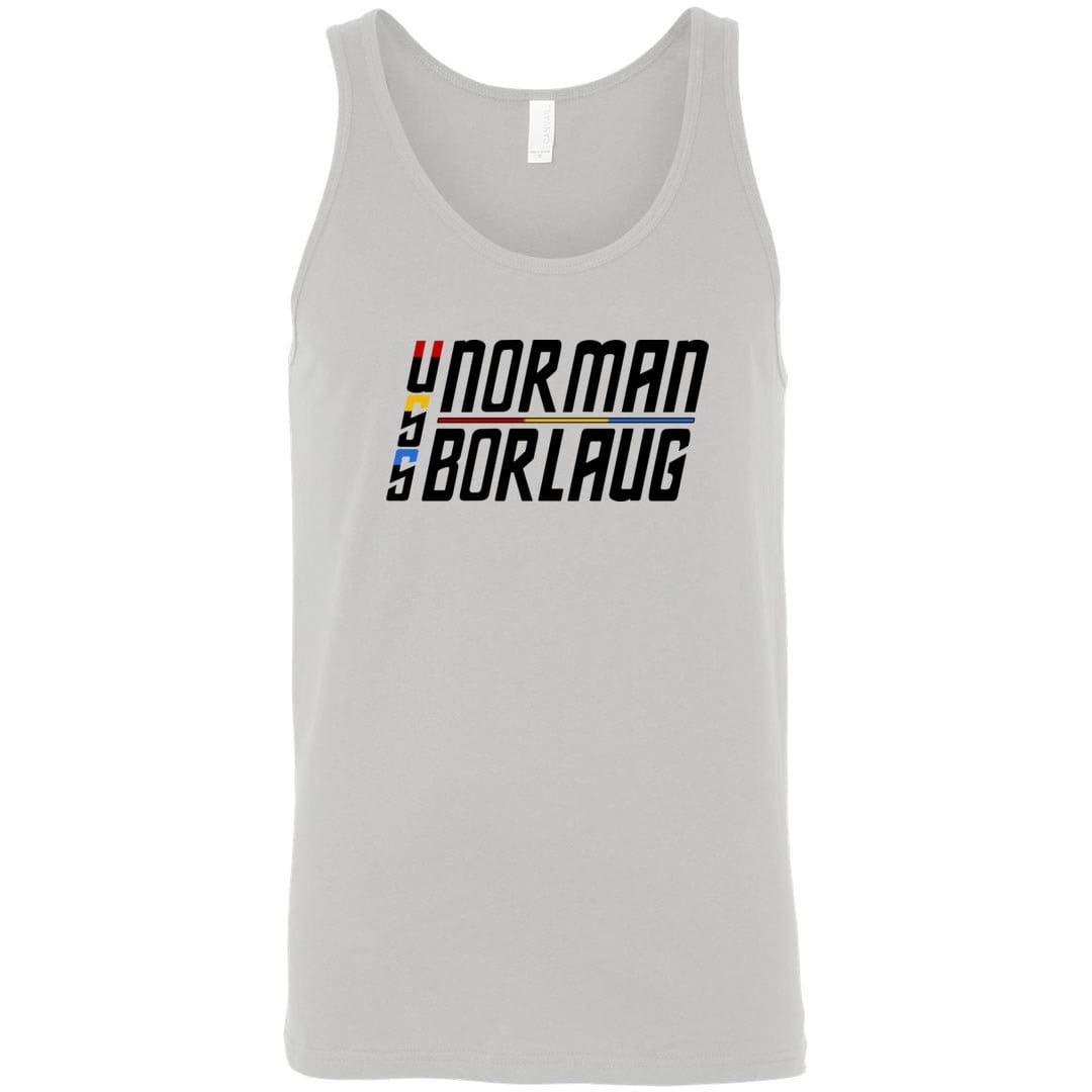USS Norman Borlaug Unisex Premium Tank - Silver / S