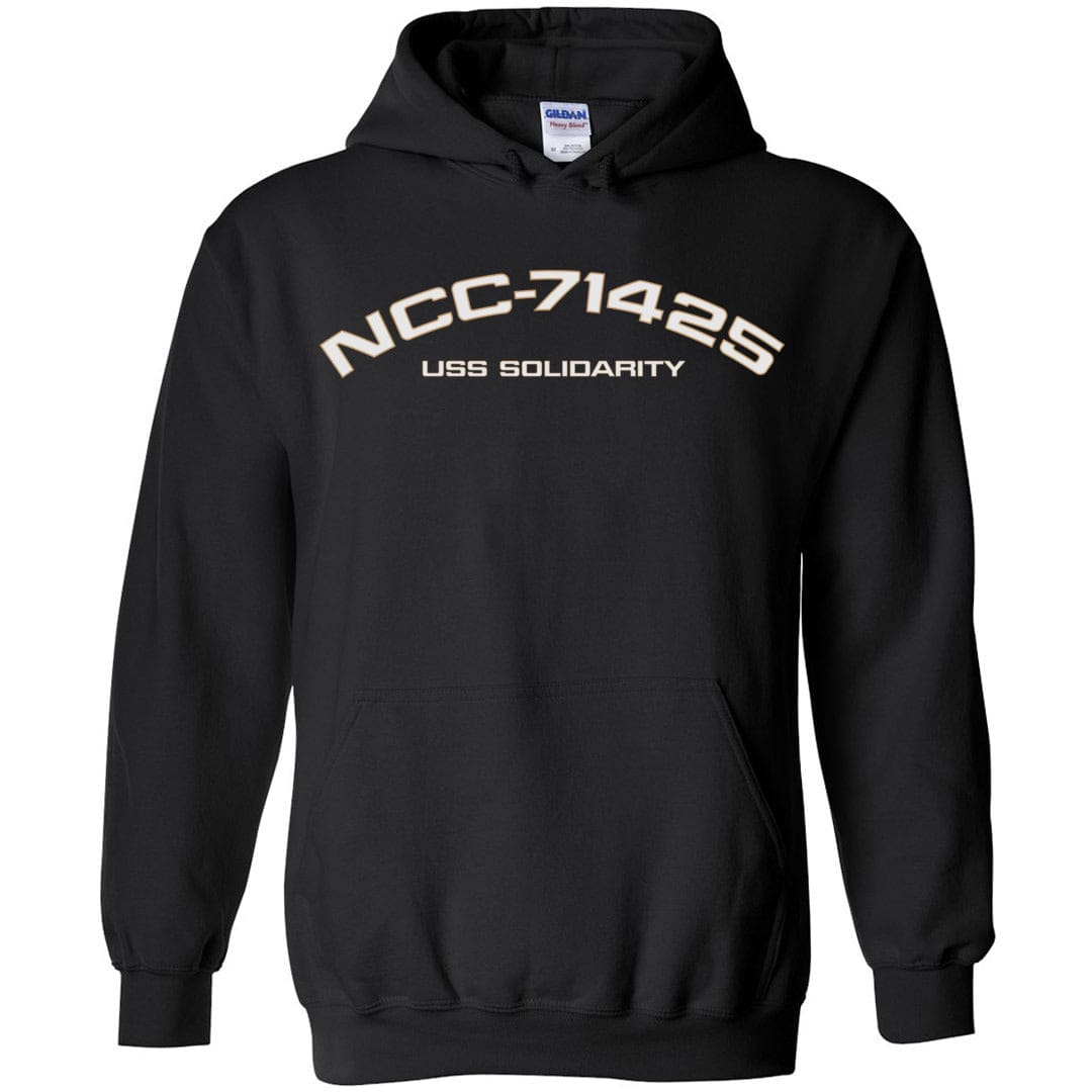 USS Solidarity Registry TS Unisex Pullover Hoodie - Black / S
