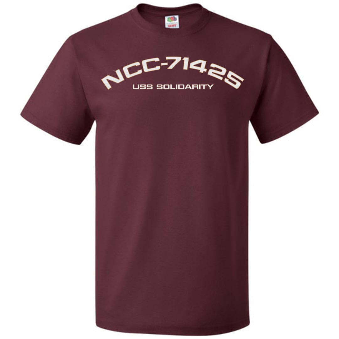 USS Solidarity Registry Unisex Classic Tee - Maroon / S