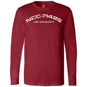 USS Solidarity Registry Unisex Premium Long Sleeve Tee - Cardinal / S