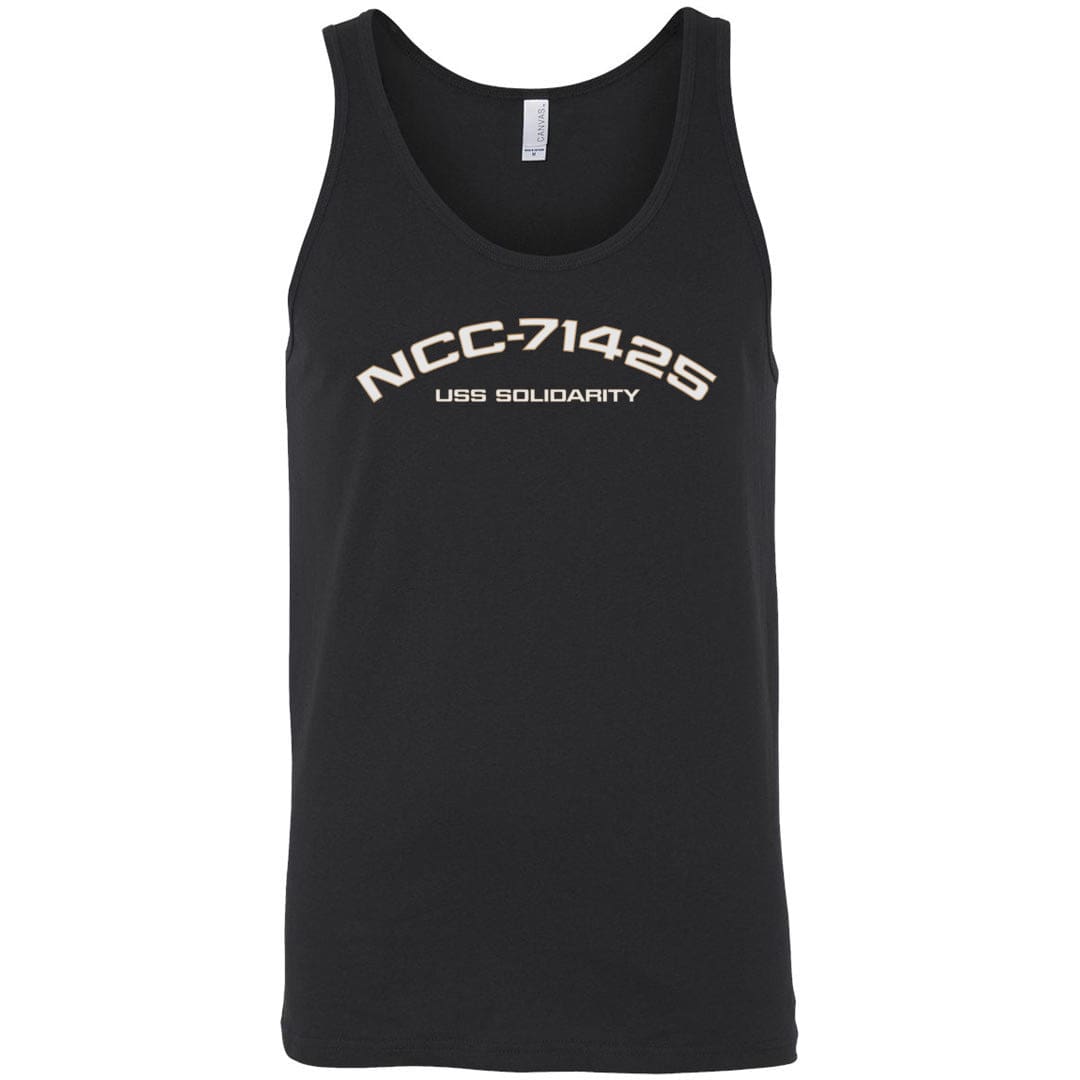 USS Solidarity Unisex Premium Tank - Black / S