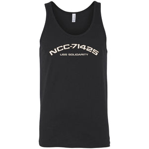 USS Solidarity Unisex Premium Tank - Black / S