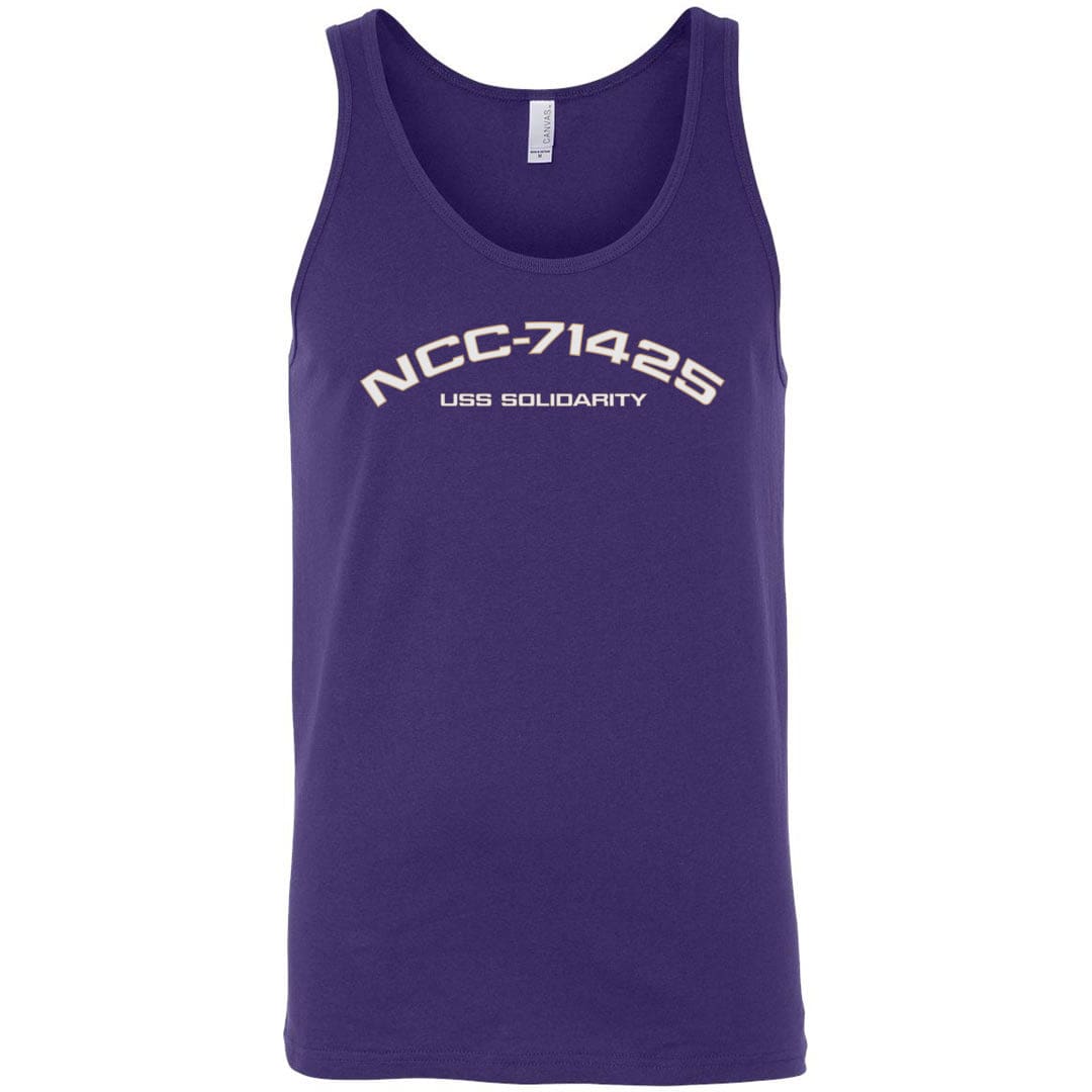 USS Solidarity Unisex Premium Tank - Team Purple / S