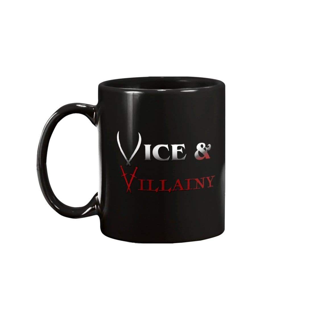 Vice & Villainy Text Logo 15oz Coffee Mug - Mugs