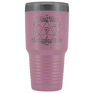What That Dungeon Do Podcast Logo 30oz Vacuum Tumbler - Light Purple - Tumblers