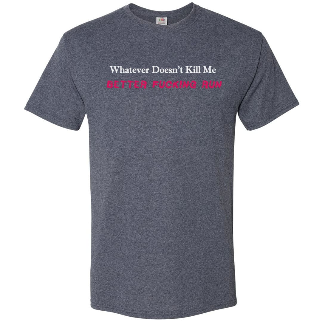 Whatever Doesn’t Kill Me Unisex Classic Tee - Vintage Heather Navy / S