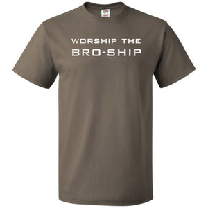 Worship The Bro-Ship Unisex Classic Tee - Safari / S