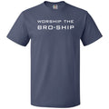 Worship The Bro-Ship Unisex Classic Tee - Denim / S