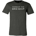 Worship The Bro-Ship Unisex Premium Tee - Dark Grey Heather / XS